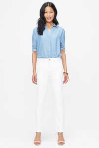 Sheri Slim Jeans White Coloured Denim | Optic White | Pants | NYDJ