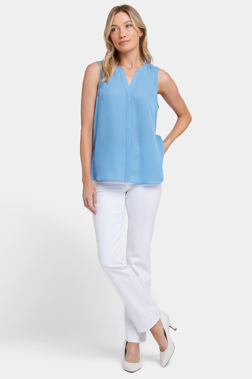 Sleeveless Pintuck Blouse | Pacific Coast