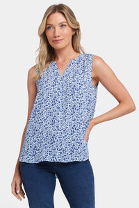 Sleeveless Pintuck Blouse | Placida | Top | NYDJ