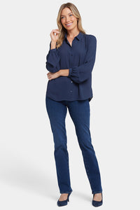 Modern Blouse | Oxford Navy | Blouse | NYDJ
