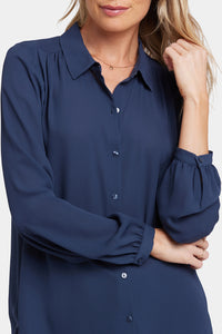 Modern Blouse | Oxford Navy | Blouse | NYDJ