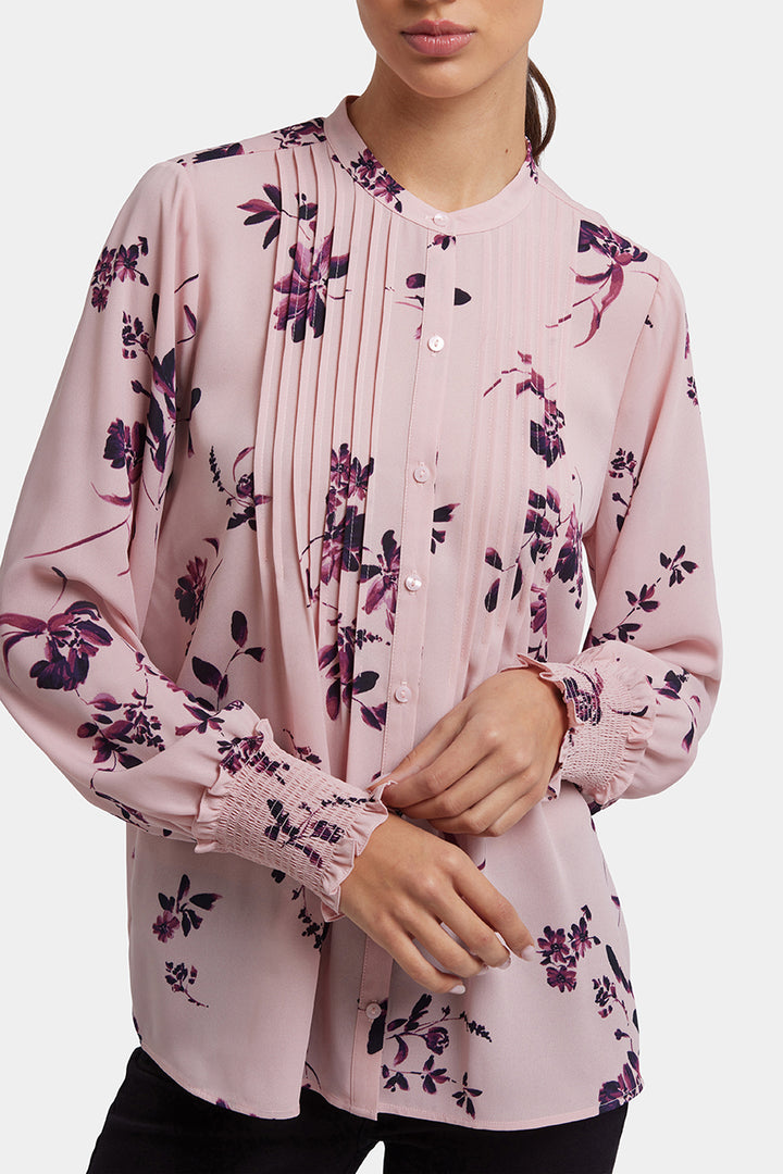 Pleated Peasant Blouse | Petite Palais