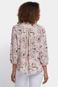 Pintuck Blouse | Zara Terraza | Blouse | NYDJ