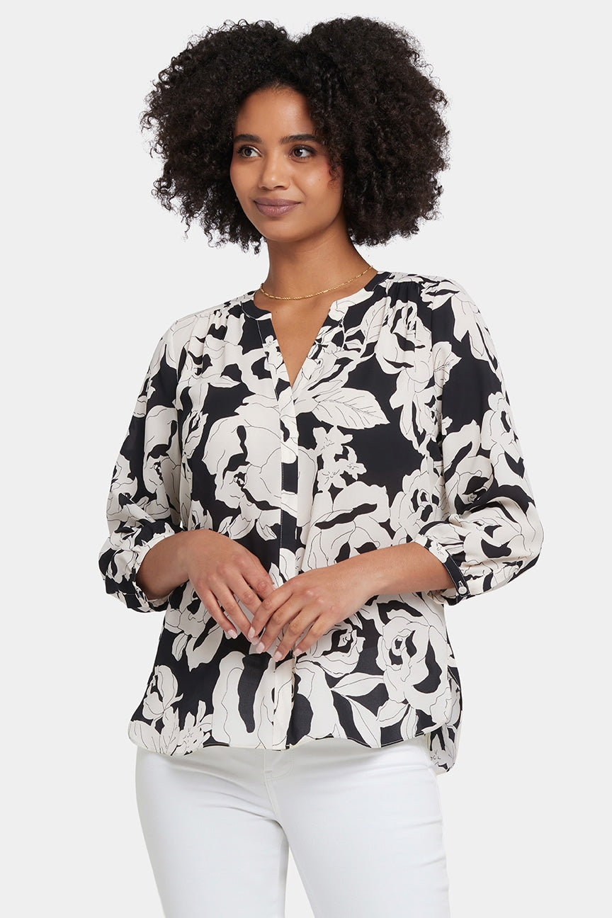 Pintuck Blouse | La Solana