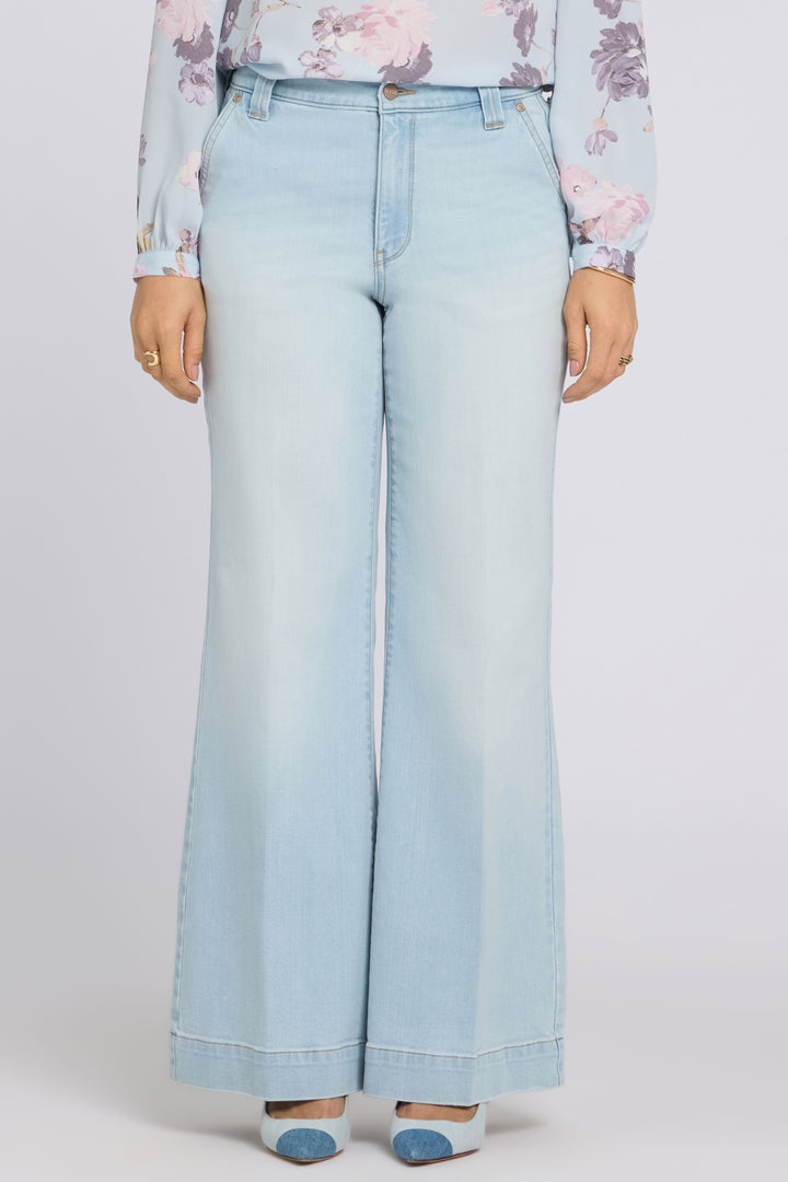 Mia Palazzo Jeans With High Rise | Sky Valley | Denim | NYDJ