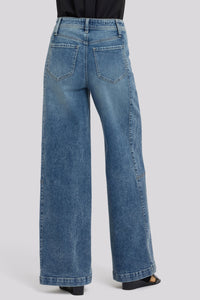 Gracie Wide Leg Jeans With Super High Rise | Secret Hollow | Denim | NYDJ