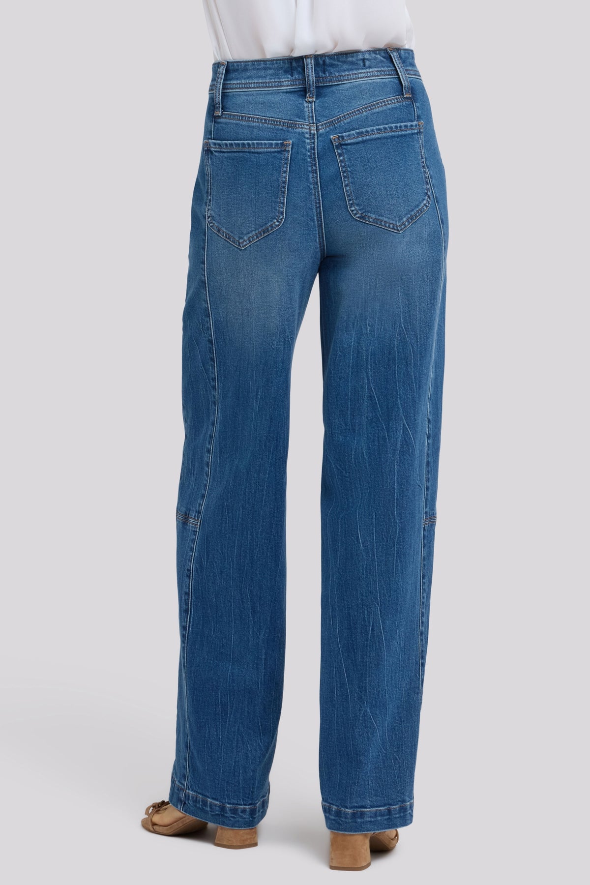 Gracie Wide Leg Jeans With Super High Rise | Wild River | Denim | NYDJ