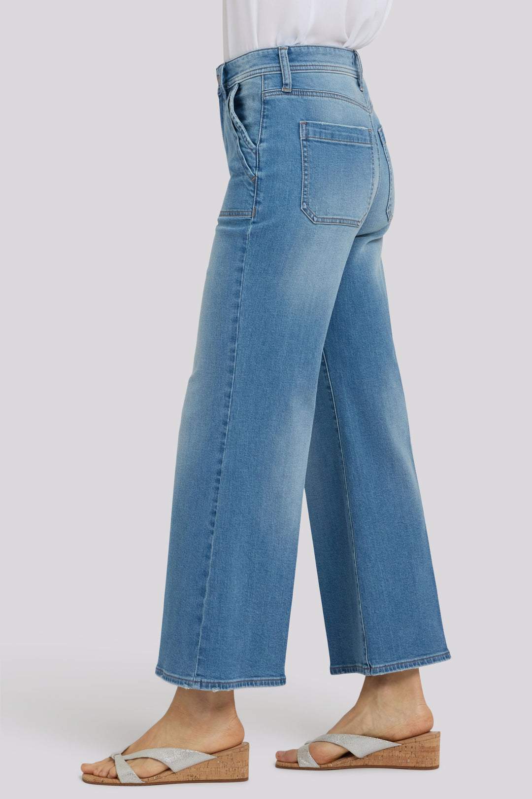 Mia Palazzo Ankle Jeans With High Rise | Port Sea | Denim | NYDJ