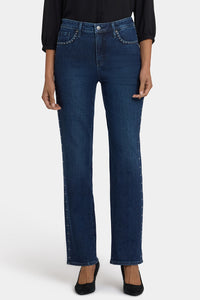 Brooke Loose Straight Jeans | Louvre Sapphire | Pants | NYDJ