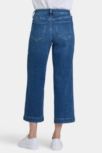 Teresa Wide Leg Ankle | Opera Blue | Denim | NYDJ