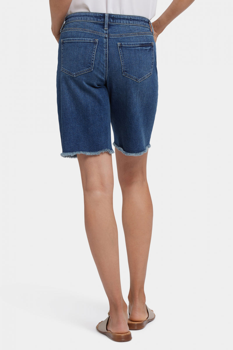 Lilly Denim Shorts With Frayed Hems | Rio Rapids | Shorts | NYDJ