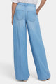 Whitney Pleated Trouser Pants With Super High Rise | Canary Beach | | NYDJ