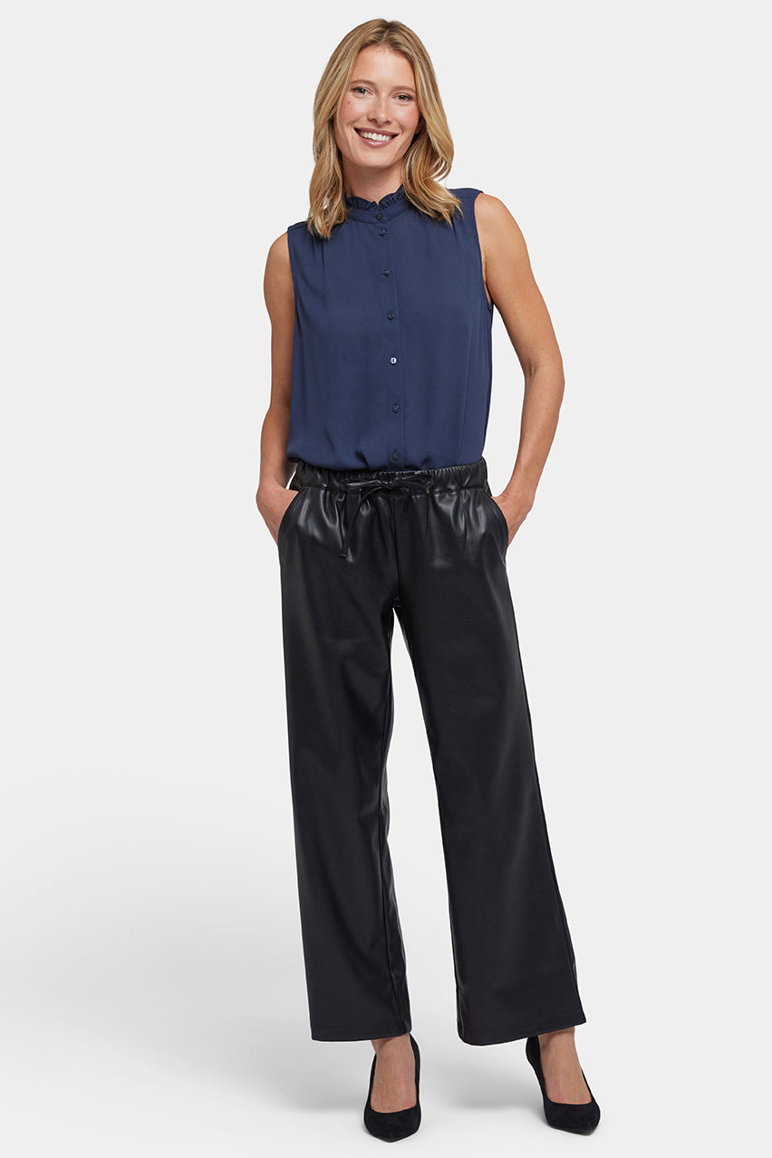 Relaxed DS Wide Leg Pant | Black – NYDJ