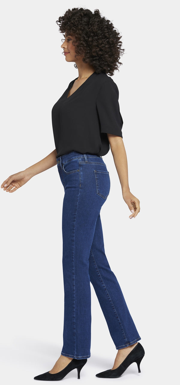 Ellison High Rise Straight Dark Blue Premium Denim | Quinn | Pants | NYDJ