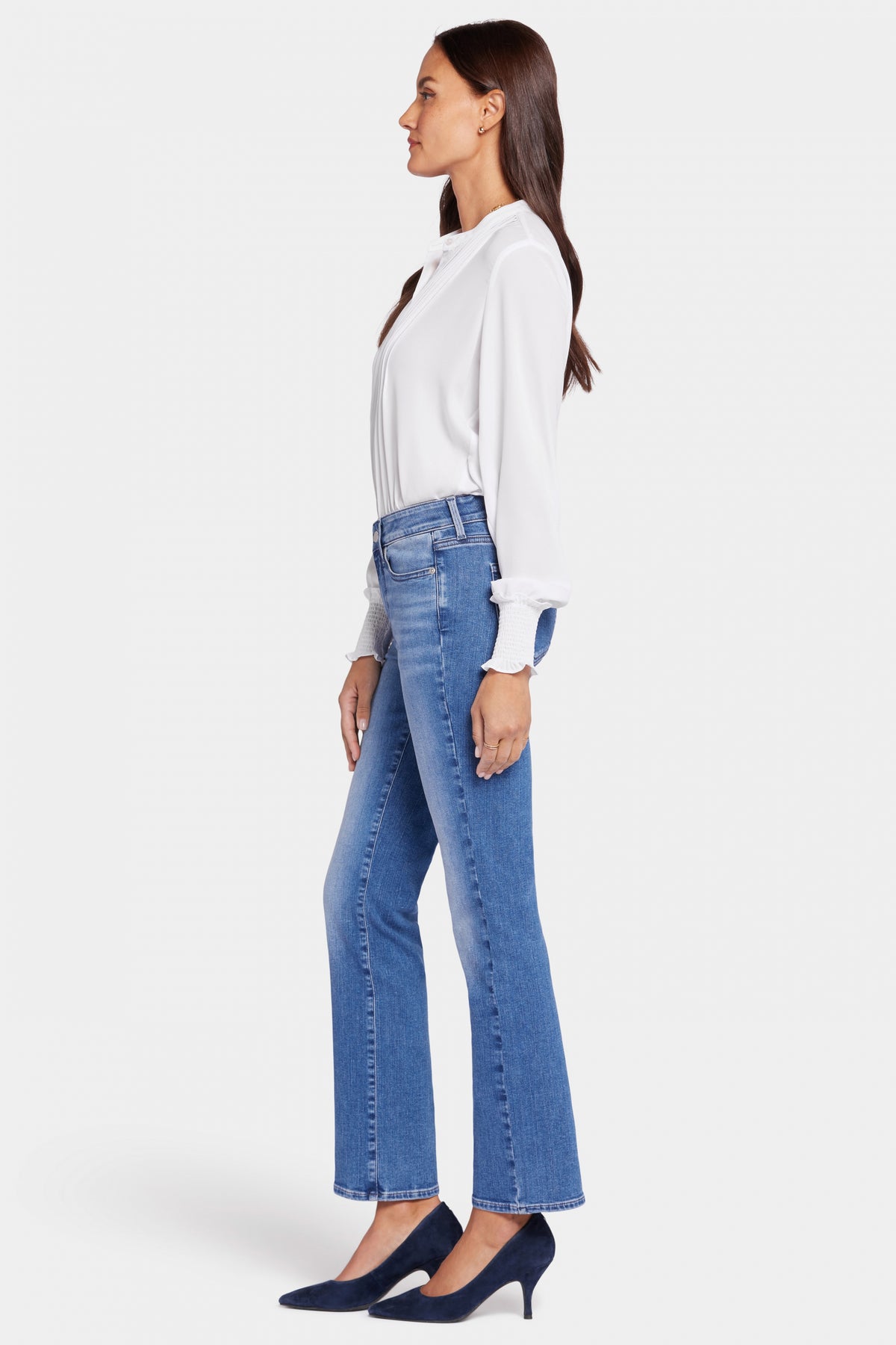 Ellison High Rise Straight Medium Blue Premium Denim | Stunning | Pants | NYDJ