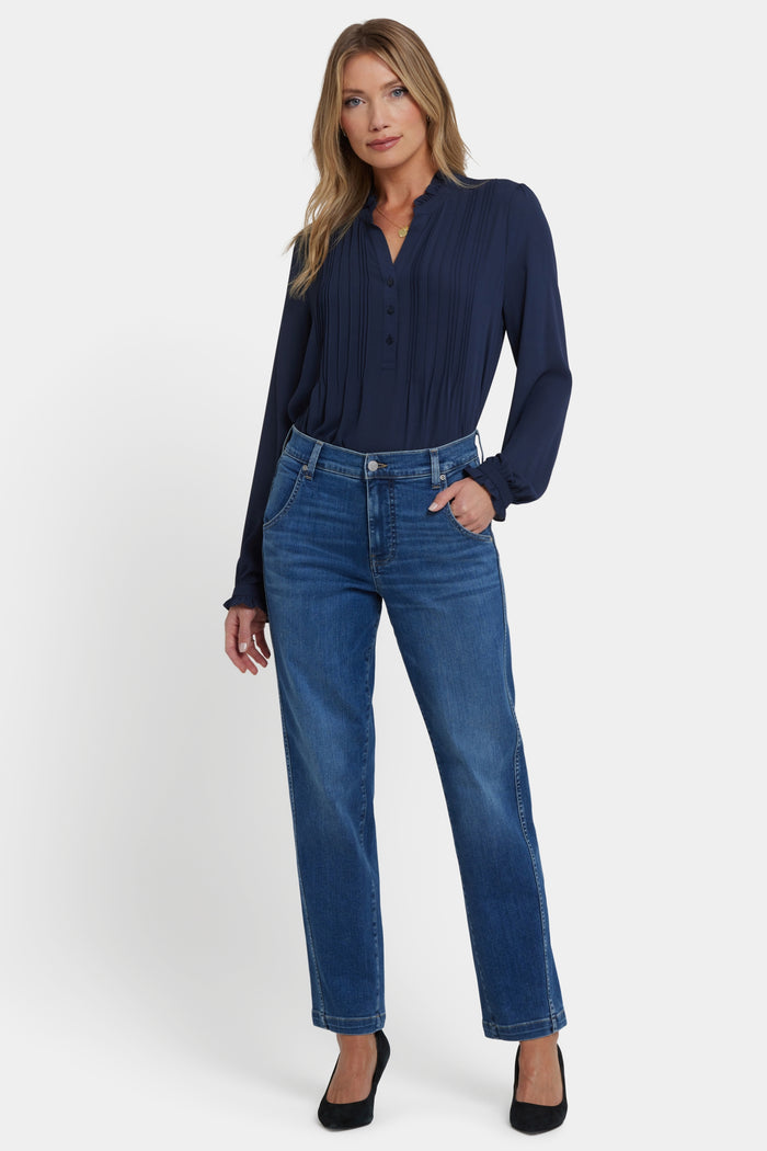 Brooke Loose Straight Jeans | Opera Blue