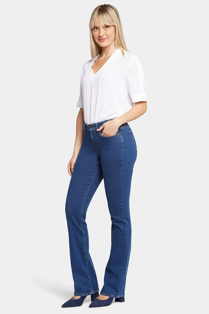 Barbara Bootcut Jeans Medium Blue Premium Denim (Tall) | Quinn | Denim | NYDJ