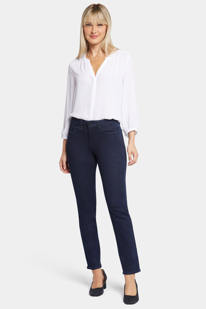 Sheri Slim Jeans Dark Blue Premium Denim | Rinse | Pants | NYDJ