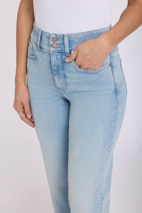 Bailey Relaxed Straight Crop Jeans In Re-New Denim With High Rise | Breezy Palms | Denim | NYDJ