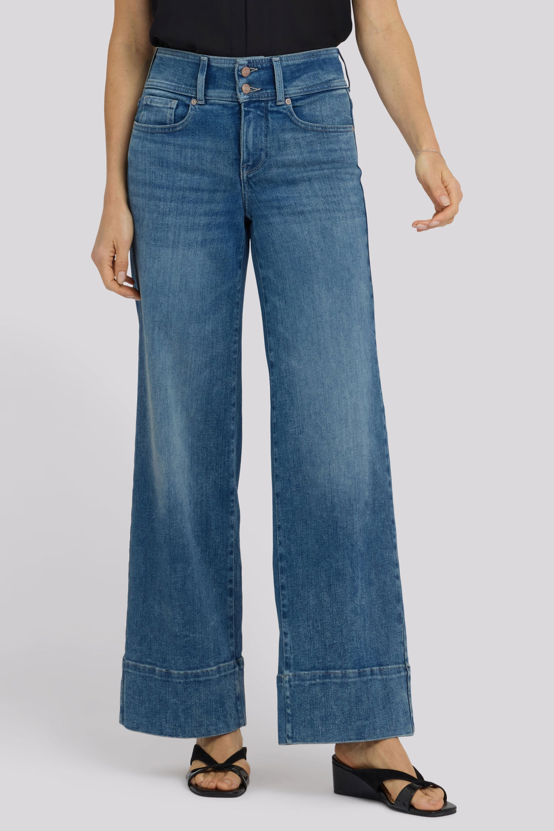Teresa Wide Leg Jeans In Re-New Denim | Breezy Palms | Denim | NYDJ