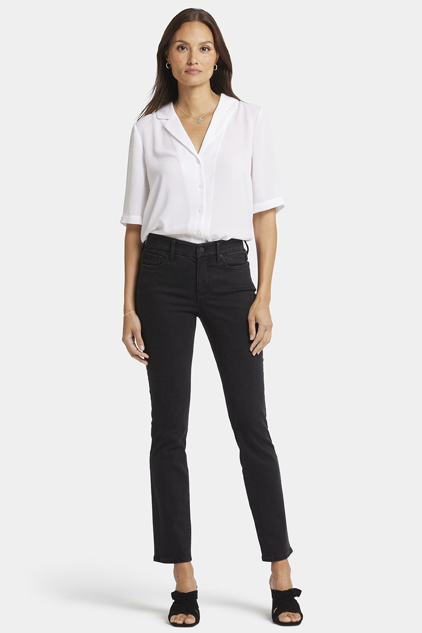 Sheri Slim Jeans Black Waist-Match™ Denim | Vintage Black | Denim | NYDJ