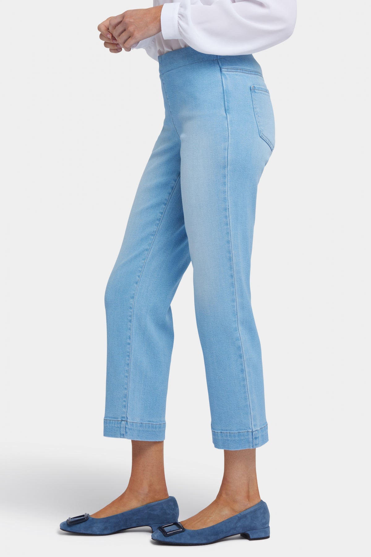 Bailey Relaxed Straight Ankle Pull-On Jeans In Soft-Contour Denim™ | Canary Beach | Pants | NYDJ