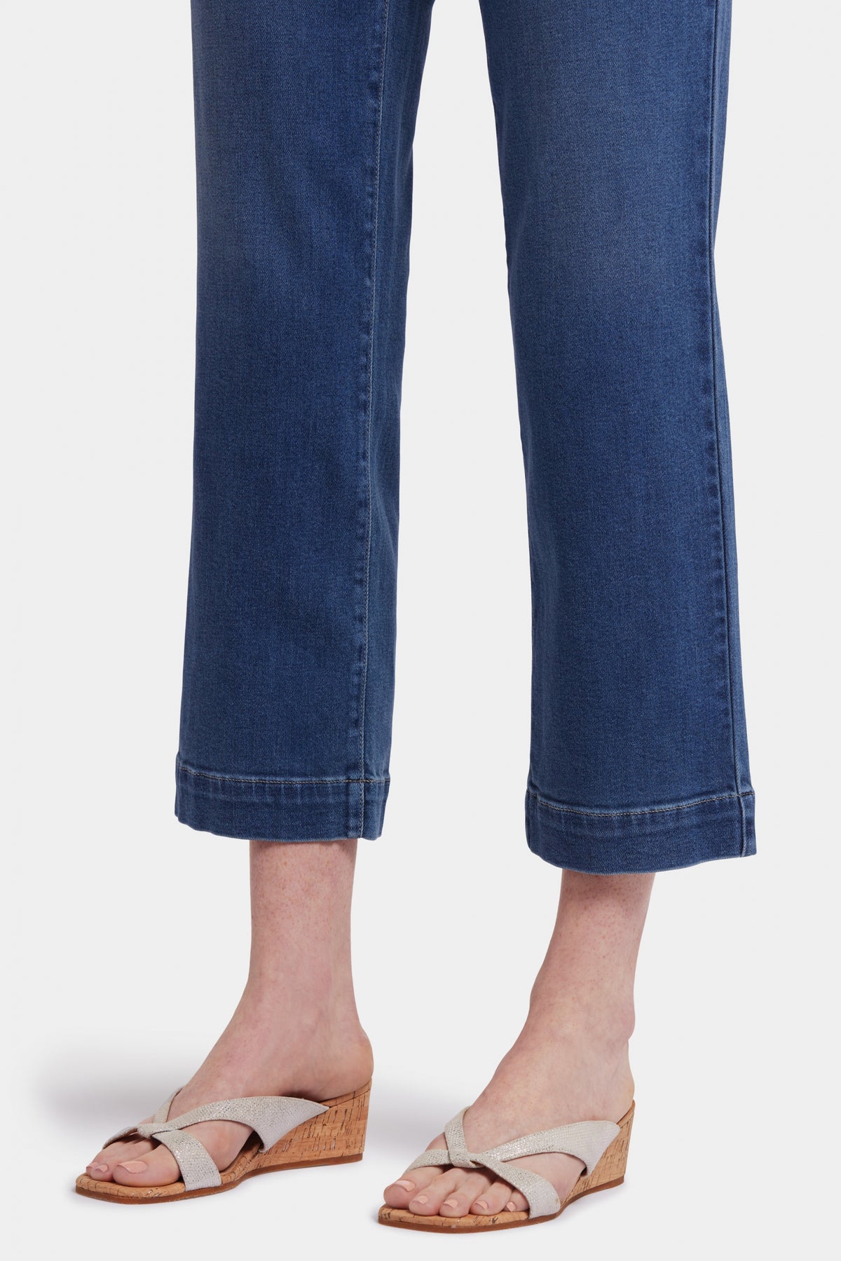 Bailey Relaxed Straight Ankle Pull-On Jeans In Soft-Contour Denim™ | Valencia Surf | Pants | NYDJ