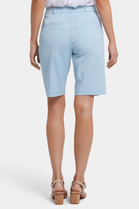 Bermuda Shorts In Stretch Twill | Aquatic | Shorts | NYDJ