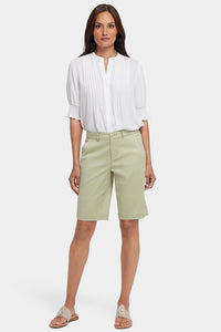 Bermuda Shorts In Stretch Twill | Rosemary | Shorts | NYDJ