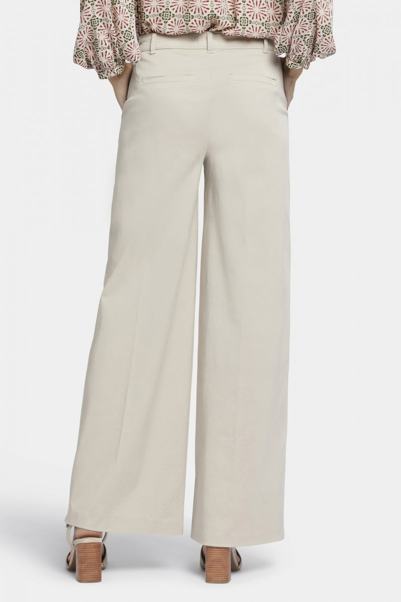 Whitney Trouser Beige Stretch Twill | Feather | Pants | NYDJ