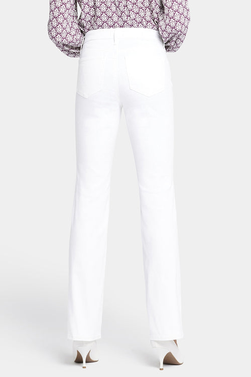 Barbara Bootcut Jeans White Premium Denim (Petite) | Optic White | Pants | NYDJ