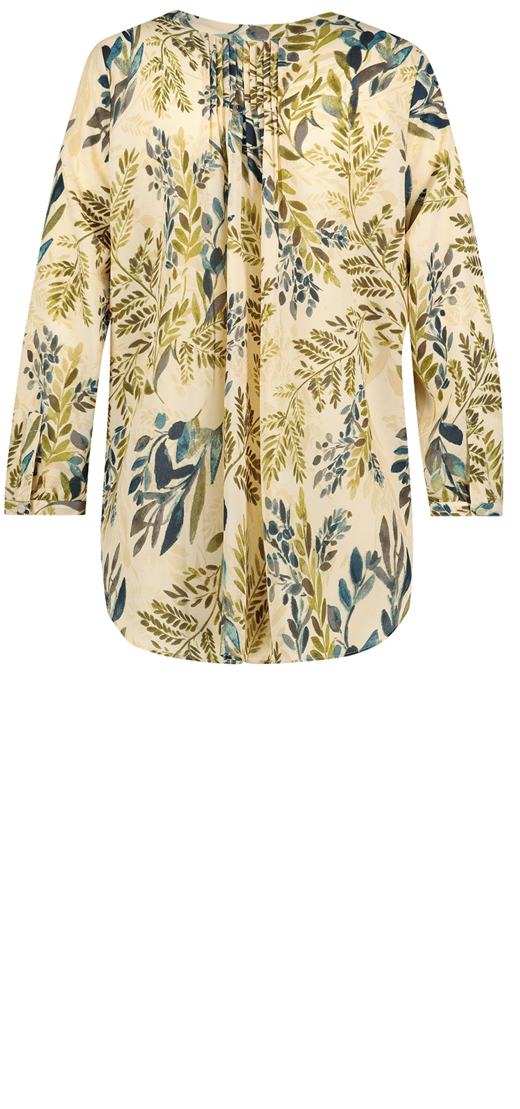 Pintuck Blouse Nature Print | Elm Hill | Blouse | NYDJ