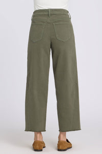 Alyssa Relaxed Crop Jeans | Desert Green | Pants | NYDJ