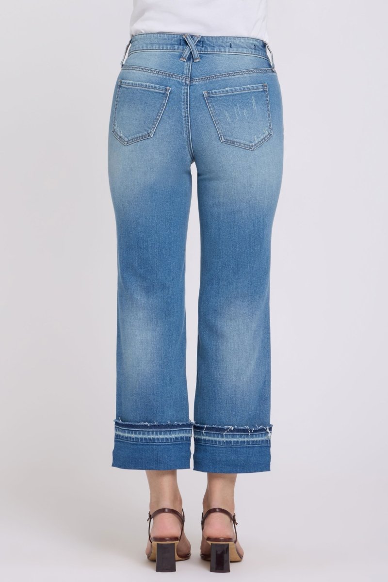 Bailey Relaxed Straight Ankle Jeans With High Rise | Port Sea | Denim | NYDJ