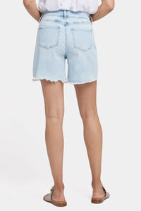 Berkyn Relaxed Denim Shorts With Super High Rise | Pamplona Ice | Shorts | NYDJ