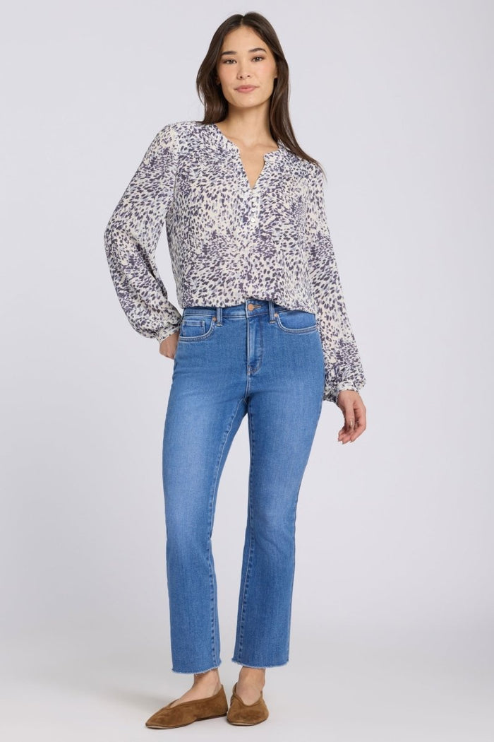 Billie Mini Bootcut Ankle Jeans With High Rise | Blue Paradise | Denim | NYDJ