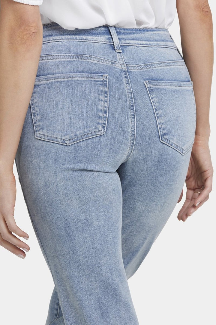 Blake High Rise Slim Flare Light Blue Premium Denim | Haley | Pants | NYDJ