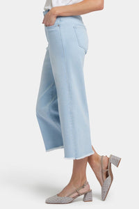 Brigitte Wide Leg Capri Jeans | Clear Water | Pants | NYDJ