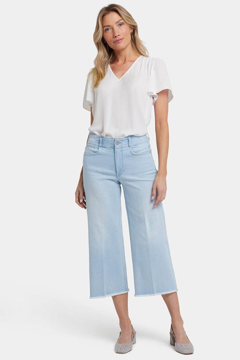 Brigitte Wide Leg Capri Jeans | Clear Water | Pants | NYDJ