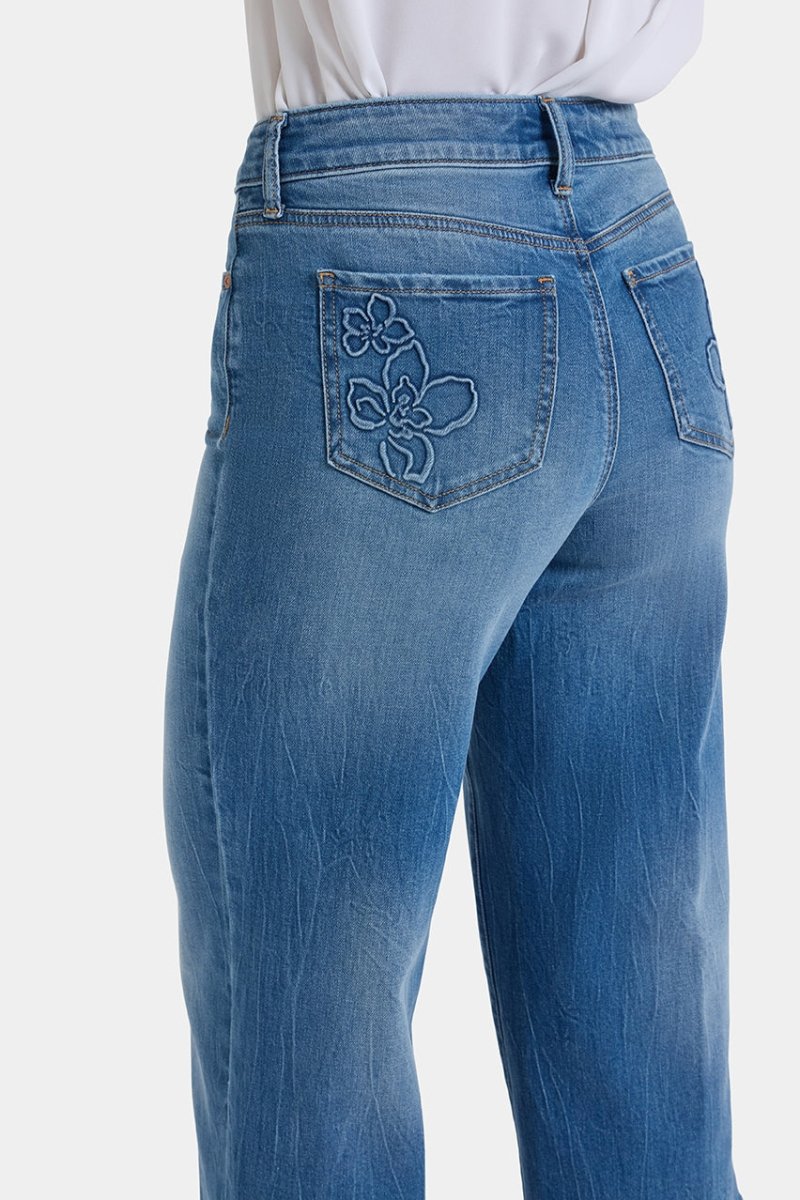 Brigitte Wide Leg Capri Jeans With High Rise | Pacifica | Denim | NYDJ