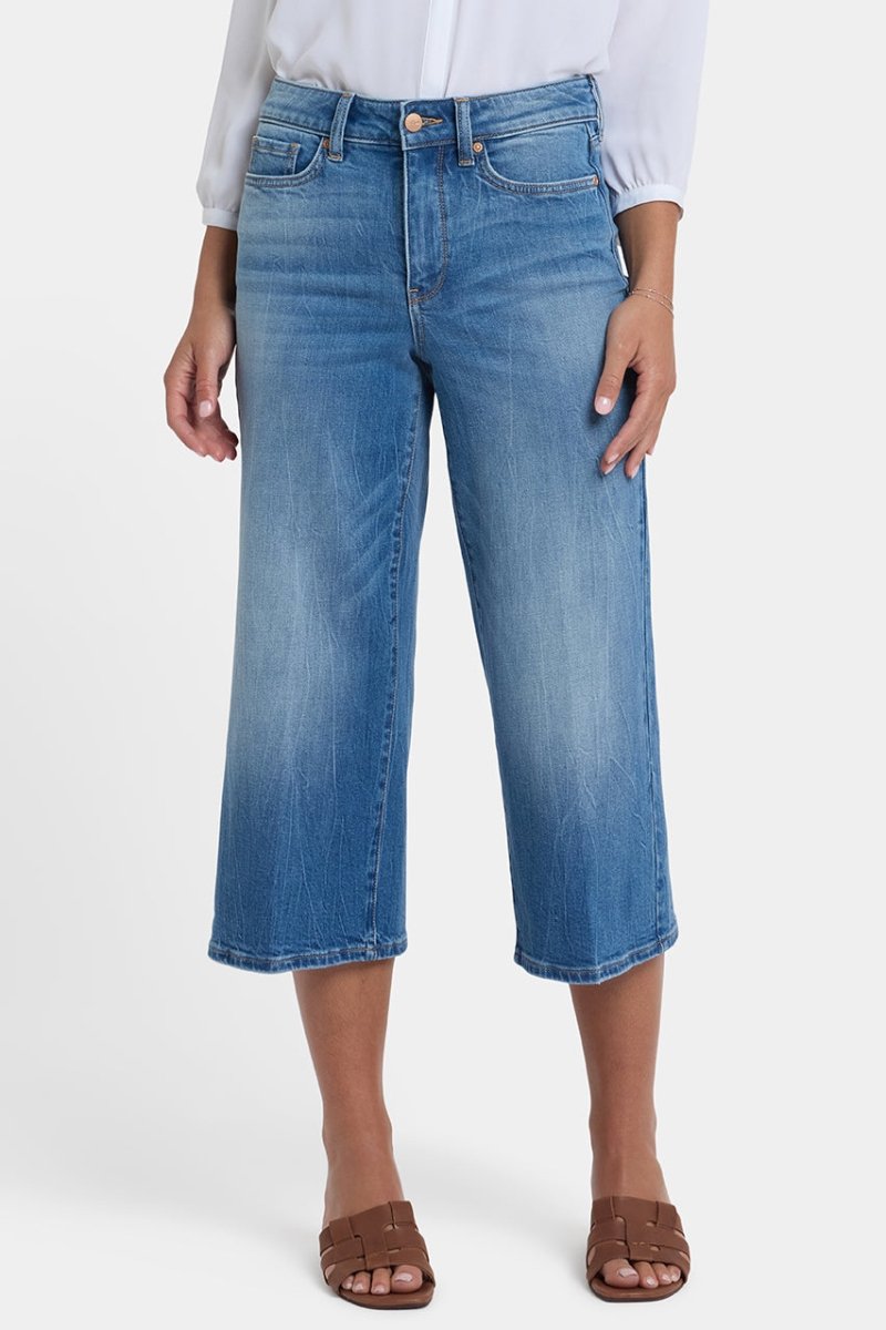 Brigitte Wide Leg Capri Jeans With High Rise | Pacifica | Denim | NYDJ