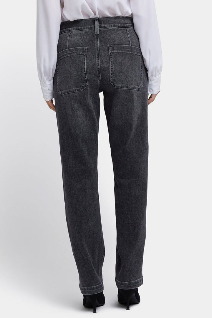 Brooke Loose Straight Jeans | Vintage Noir | Denim | NYDJ