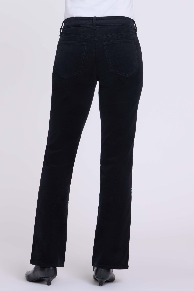 Brooklyn Bootcut Pants in Fine Wale Stretch Corduroy | Black - NYDJ