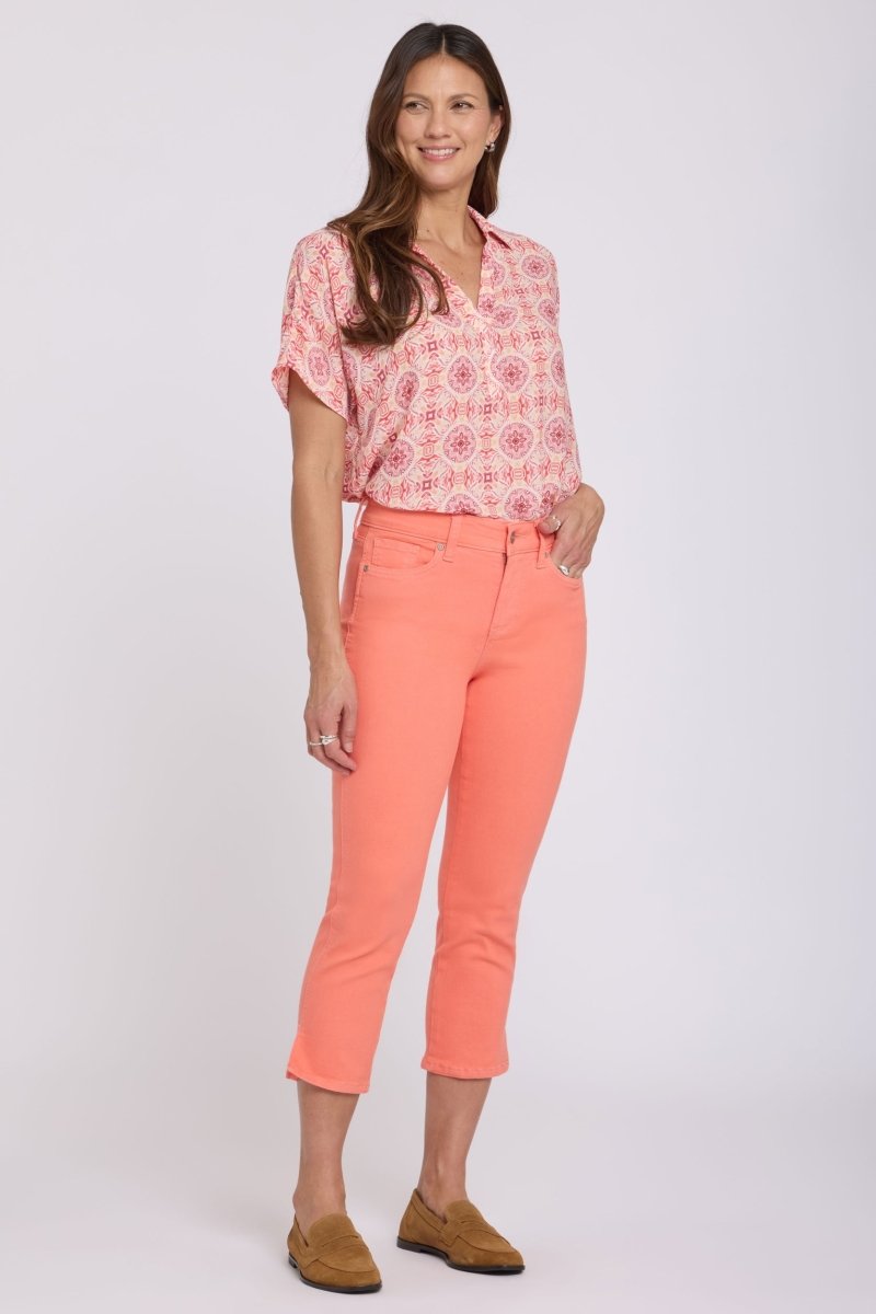 Chloe Capri Jeans In Cool Embrace® Denim | Peachiness | Denim | NYDJ