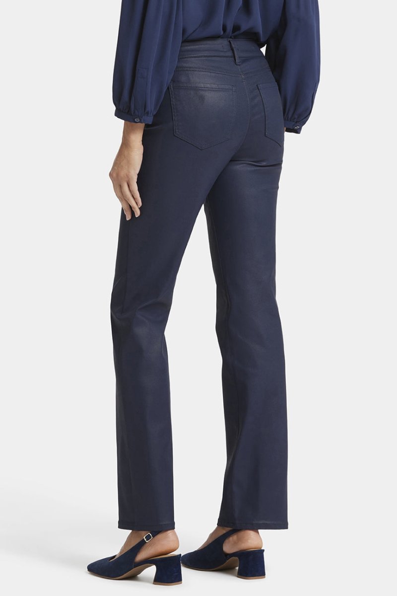 Coated Marilyn Straight Jeans | Starless Sky Coated | Pants | NYDJ