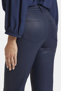 Coated Marilyn Straight Jeans | Starless Sky Coated | Pants | NYDJ