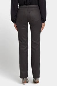 Coated Marilyn Straight Jeans | Vintage Barnwood Coated | Pants | NYDJ