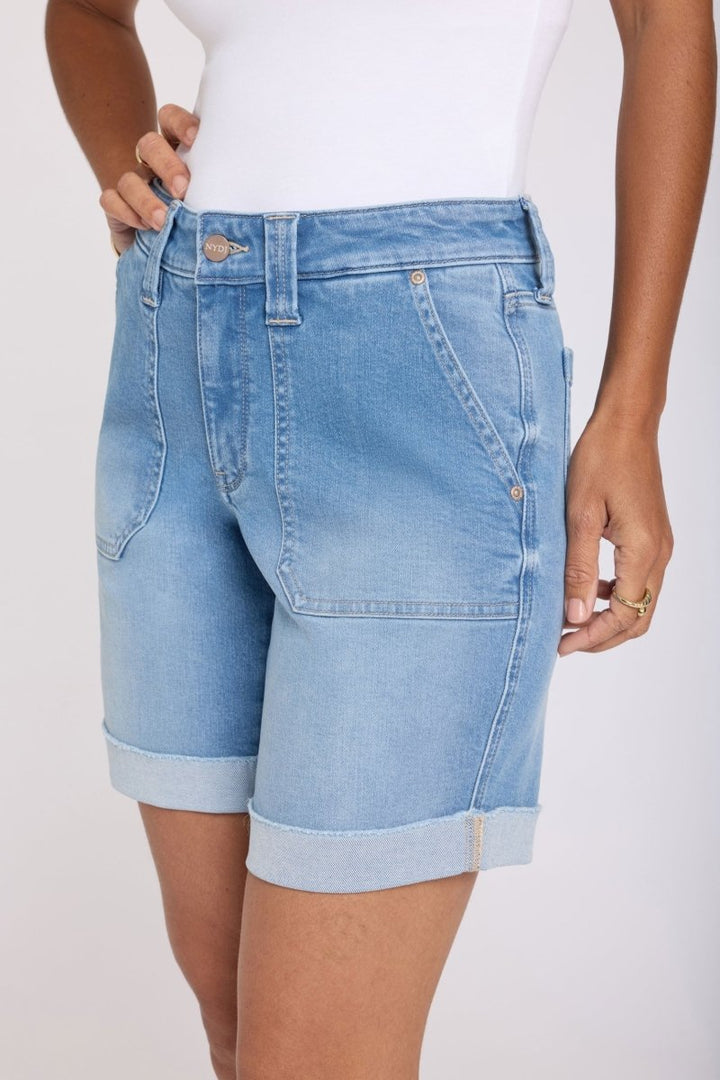 Diana Relaxed Denim Shorts | Distressed Vista Lakes - NYDJ