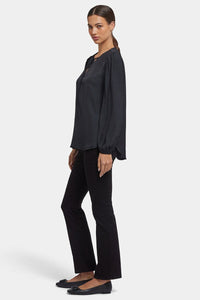 Elsie Blouse | Black | Blouse | NYDJ