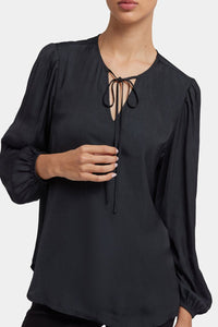 Elsie Blouse | Black | Blouse | NYDJ